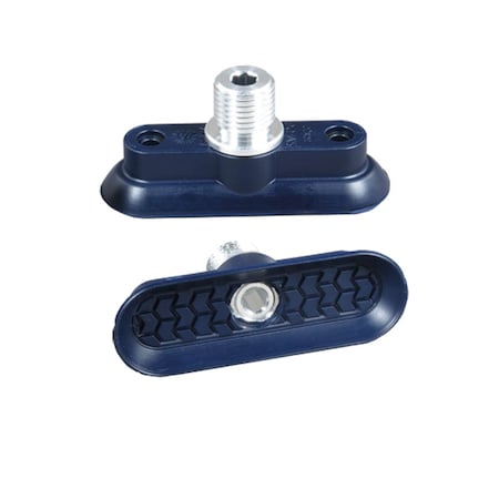 Fipa Bell shaped oval vacuum cup 60x20 mm, NBR blue, fitting G1/4-male 130.60x20.197.1